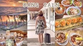 Bang Saen Vlog 2D1N, 6 Cafes & Restaurants, The Tide Resort, Temples, Chon Buri Thailand, บางแสน