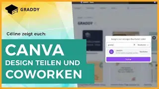 Design teilen in Canva oder coworking - cooles Feature. Auch f&uuml;r die Gestaltung eurer Abizeitung.