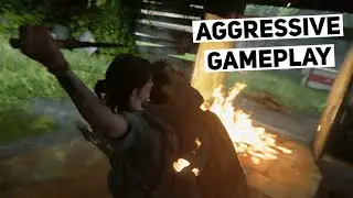 WLF & Dogs Aggressive Gameplay GROUNDED+ (The Last of Us 2)