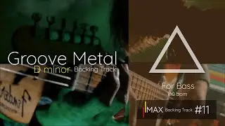 #11 Groove Metal Bass Backing Track [ FOR BASS ] Jam in D minor