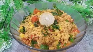 Healthy & Delicious Vegetable Dalia Recipe !Nutritious Veg Dalia ! Light & Tasty One-Pot Meal !