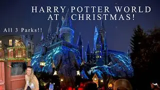Harry Potter World at Christmas 🎄⚡️ | Visiting All 3 Universal Parks