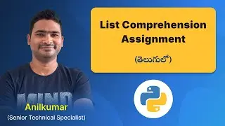 P121 - Python List Comprehension Assignment [తెలుగు]