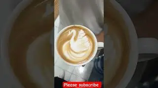 #dubai #latteart #coffeelatteart #espressolover #baristalife, swan 🦢,   Subscribe 👍