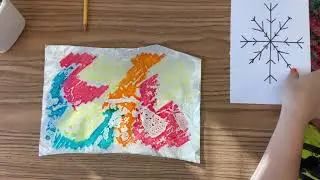 Tie Dye Snowflake