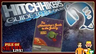 Sean Plays Hitchhiker's Guide to the Galaxy - Infocom Text Adventure | @FamicomDojoLIVE