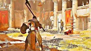 ASSASSIN'S CREED ORIGINS: геймплей гладиаторской арены + битва с боссом (E3 2017)