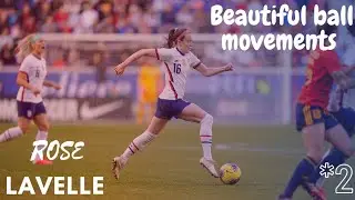 Beautiful ball movement of Rose Lavelle