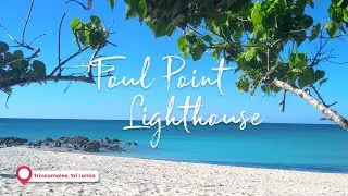 Foul Point Lighthouse in Trincomalee, Sri Lanka