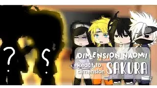 Dimension NAOMI react to SAKURA 🌸 | GACHALIFE | 🇧🇷🇺🇸 | #gachalife#gachacomunidade#naruto#viralvideo
