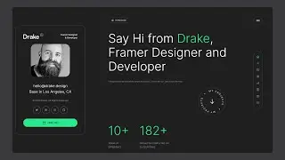 💼 Drake Responsive Personal Portfolio | HTML CSS & JavaScript