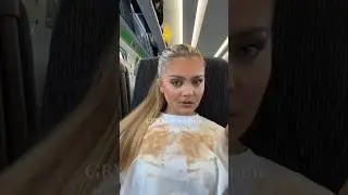 Makeup on the train is so scary 🤣