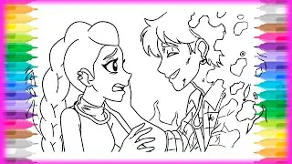 Satisfying Coloring - Rumi & Jinu Sad Story / KPop Demon Hunters Characters