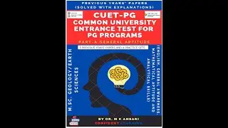 Mastering General Aptitude for CUET-PG Geology with my EBOOK