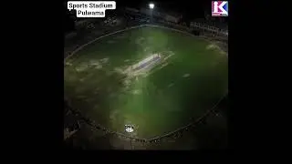 Drone View of Sports Stadium Pulwama. Royal Premier League Pulwama. #jksportstime