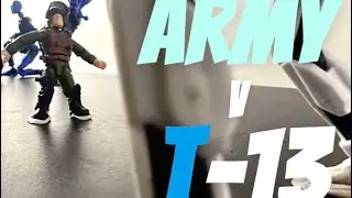 T-13 v ARMY &ldquo;short film&rdquo; (Dummy 13 stop motion, T13 stop motion, Mega Construx stop motion)