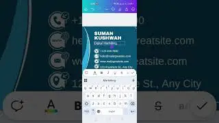 Fully Functional Digital Business Card In Canva | Step By Step | Canva Tutorial