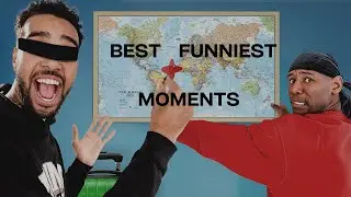 Throwing a Dart at a Map And Going Wherever It Lands | FUNNIEST AND BEST MOMENTS
