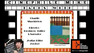 Zodiac Killer Report (2025) | Charlie Shackleton (Direc./Prod./Ed./Narrator) Interview - EIFF 2025
