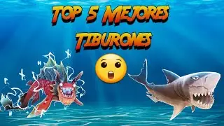 Top 5 mejores tiburones de hungry shark evolution