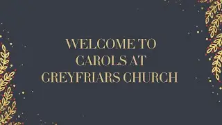 6pm At Greyfriars Church