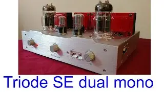 introducing 6C33C-B single ended dual mono integrated amplifier A-330, fluxion tube amps