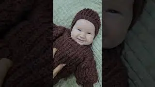 Вяжу для Влады, 2 месяца:) #baby #handmade #newborn