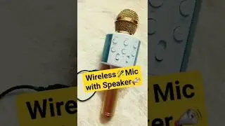 ws-858 wireless microphone | wireless microphone wifi speaker | review video |  how to use 