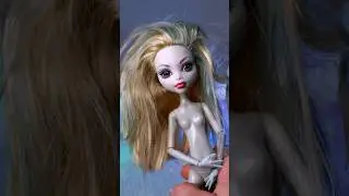 Custom made Dark Mermaid doll ✨️ #ooak #monsterhigh #doll #barbie #fashion #bjd