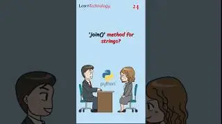 join method in Python? #24 #python #interview #pythontutorial