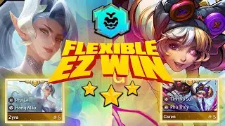 Flexible Exodia with Zyra + Gwen (TFT Set 15 PBE) #tftpbe #teamfighttactics