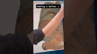 One if my all time favorites! 😍🎸 Paint Pouring Abstract Guitar #shorts
