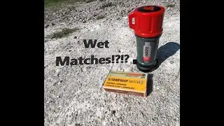 Wet FIRE? - Stormproof Matches Review UCO vs Zippo