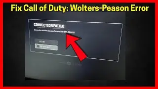 Call of Duty: Black Ops 6 Error Code Wolters-Peason (Quick fix)