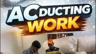 AC Ducting Work Started | HVAC Site Work Begins | HVAC Project Update | AC Ducting Fabrication & In🔥