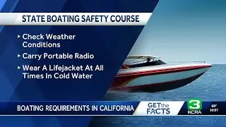 California's requirements for boat operators and what to do if a boat capsizes