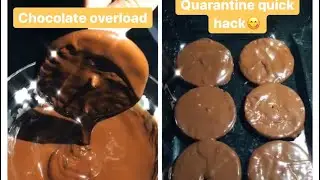 Chocolate coated biscuits quarantine easy snack hack