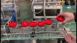 Linear Vacuum Screw Capper Machine for pickles glass jar,tomato paste,chutney,ghee screwing capping