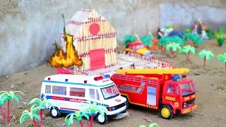 Small House Fire Helped Fire Brigade | Agriculture House Fire - Mini Creative
