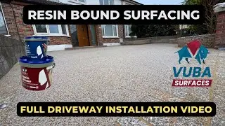 Resin Bound Driveway Installation with Vuba Topaz Blend