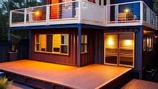 Modern Minimalism: Sustainable Shipping Container Homes