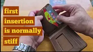 Saddleback Medium Bifold Leather Wallet TOBACCO Unboxing