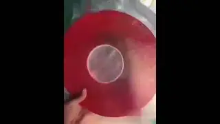 33m length 10mm width 1mm thickness big roll red film double sided tape #tape #factoryproducts