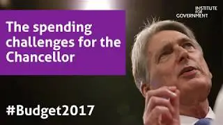 Spending challenges for the Chancellor #Budget2017
