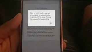 Due to technical issue we are unable to process your request at this time
