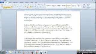 Microsoft Office Word 2010 Format Painter
