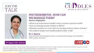 Preterm Births - How Can We Manage Them?