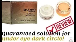 Keya Seth Aromatherapy Dark Circle Removing Cream Review & DEMO | Keya Seth Under Eye Cream | GlamUP