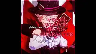 [♊️] pt. 4/12 [Gemini] : Giving you a Vision, Weapon, Region, Character based on your Zodiac Sign