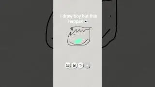 I draw boy but this happen ☠️
